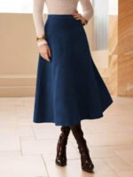 ⁦تنورة طويلة أنيقة من الجلد المدبوغ⁩ - الصورة ⁦29⁩