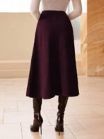 ⁦تنورة طويلة أنيقة من الجلد المدبوغ⁩ - الصورة ⁦37⁩