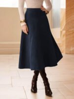 ⁦تنورة طويلة أنيقة من الجلد المدبوغ⁩ - الصورة ⁦47⁩