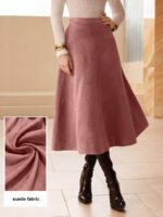 ⁦تنورة طويلة أنيقة من الجلد المدبوغ⁩ - الصورة ⁦50⁩