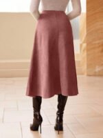 ⁦تنورة طويلة أنيقة من الجلد المدبوغ⁩ - الصورة ⁦51⁩