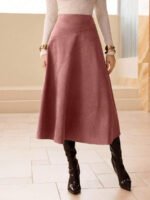 ⁦تنورة طويلة أنيقة من الجلد المدبوغ⁩ - الصورة ⁦55⁩