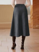 ⁦تنورة طويلة أنيقة من الجلد المدبوغ⁩ - الصورة ⁦59⁩