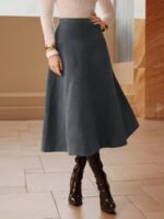 ⁦تنورة طويلة أنيقة من الجلد المدبوغ⁩ - الصورة ⁦62⁩