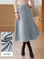 ⁦تنورة طويلة أنيقة من الجلد المدبوغ⁩ - الصورة ⁦66⁩