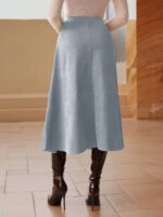 ⁦تنورة طويلة أنيقة من الجلد المدبوغ⁩ - الصورة ⁦67⁩