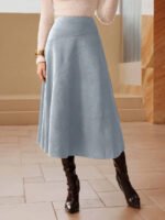 ⁦تنورة طويلة أنيقة من الجلد المدبوغ⁩ - الصورة ⁦69⁩