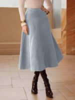 ⁦تنورة طويلة أنيقة من الجلد المدبوغ⁩ - الصورة ⁦72⁩