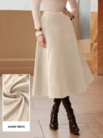 ⁦تنورة طويلة أنيقة من الجلد المدبوغ⁩ - الصورة ⁦74⁩