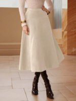 ⁦تنورة طويلة أنيقة من الجلد المدبوغ⁩ - الصورة ⁦77⁩