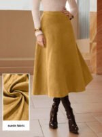 ⁦تنورة طويلة أنيقة من الجلد المدبوغ⁩ - الصورة ⁦82⁩