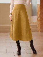 ⁦تنورة طويلة أنيقة من الجلد المدبوغ⁩ - الصورة ⁦87⁩