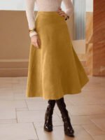 ⁦تنورة طويلة أنيقة من الجلد المدبوغ⁩ - الصورة ⁦89⁩