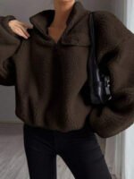 بلوزة نسائية شتوية Over size