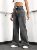 ⁦بنطلون جينز نسائي فضفاض⁩ - الصورة ⁦24⁩