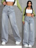 ⁦بنطلون جينز نسائي فضفاض⁩ - الصورة ⁦25⁩