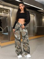 ⁦بنطلون جينز نسائي فضفاض⁩ - الصورة ⁦33⁩