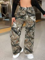 ⁦بنطلون جينز نسائي فضفاض⁩ - الصورة ⁦37⁩