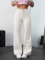 ⁦بنطلون جينز نسائي فضفاض⁩ - الصورة ⁦38⁩