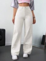 ⁦بنطلون جينز نسائي فضفاض⁩ - الصورة ⁦42⁩