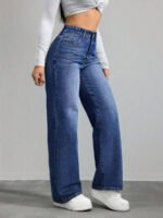 ⁦بنطلون جينز نسائي فضفاض⁩ - الصورة ⁦68⁩