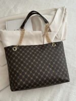 ⁦حقيبة كتف كبيرة السعة كتان⁩ - الصورة ⁦10⁩