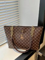 ⁦حقيبة كتف كبيرة السعة كتان⁩ - الصورة ⁦24⁩