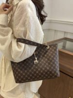 ⁦حقيبة كتف كبيرة السعة كتان⁩ - الصورة ⁦28⁩