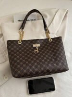 ⁦حقيبة كتف كبيرة السعة كتان⁩ - الصورة ⁦30⁩