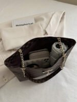 ⁦حقيبة كتف كبيرة السعة كتان⁩ - الصورة ⁦32⁩