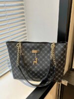 ⁦حقيبة كتف كبيرة السعة كتان⁩ - الصورة ⁦33⁩