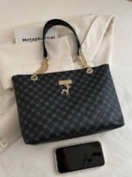 ⁦حقيبة كتف كبيرة السعة كتان⁩ - الصورة ⁦39⁩