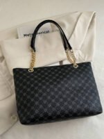 ⁦حقيبة كتف كبيرة السعة كتان⁩ - الصورة ⁦40⁩