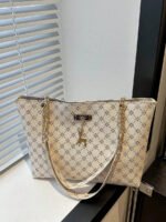 ⁦حقيبة كتف كبيرة السعة كتان⁩ - الصورة ⁦42⁩