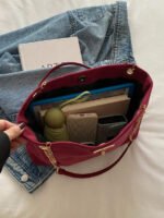 ⁦حقيبة كتف كبيرة السعة كتان⁩ - الصورة ⁦70⁩