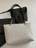 ⁦حقيبة كتف كبيرة السعة كتان⁩ - الصورة ⁦93⁩