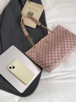 ⁦حقيبة كتف كبيرة السعة كتان⁩ - الصورة ⁦100⁩