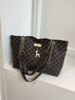 ⁦حقيبة كتف كبيرة السعة كتان⁩ - الصورة ⁦104⁩