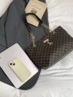 ⁦حقيبة كتف كبيرة السعة كتان⁩ - الصورة ⁦105⁩