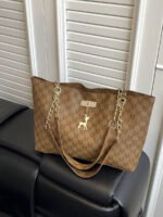 ⁦حقيبة كتف كبيرة السعة كتان⁩ - الصورة ⁦111⁩