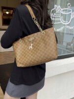 ⁦حقيبة كتف كبيرة السعة كتان⁩ - الصورة ⁦113⁩