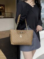 ⁦حقيبة كتف كبيرة السعة كتان⁩ - الصورة ⁦114⁩