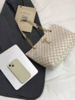 ⁦حقيبة كتف كبيرة السعة كتان⁩ - الصورة ⁦121⁩