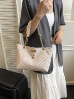 ⁦حقيبة كتف كبيرة السعة كتان⁩ - الصورة ⁦124⁩