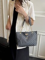 ⁦حقيبة كتف كبيرة السعة كتان⁩ - الصورة ⁦133⁩