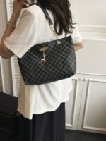 ⁦حقيبة كتف كبيرة السعة كتان⁩ - الصورة ⁦134⁩