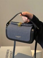 ⁦حقيبة نسائية انيقة بألوان موحدة⁩ - الصورة ⁦14⁩