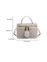 ⁦حقيبة كتف نسائية جلد اصطناعي سعة كبيرة⁩ - الصورة ⁦12⁩