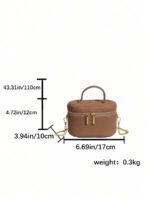 ⁦حقيبة كتف نسائية جلد اصطناعي سعة كبيرة⁩ - الصورة ⁦48⁩