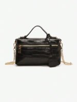 ⁦حقيبة كتف نسائية جلد اصطناعي سعة كبيرة⁩ - الصورة ⁦49⁩